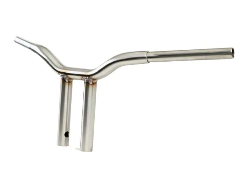 14in. x 1-1/4in. Straight One Piece Kage Fighter Handlebar - Stainless. Stainless steel motorcycle handlebar for custom Revelry Motorcycles builds and accessories.