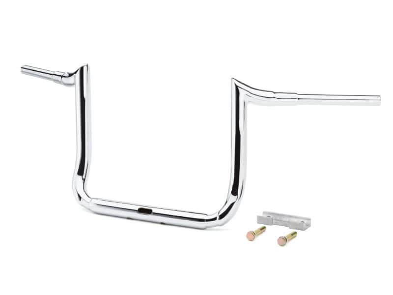 14in. x 1-1/2in. Grande Prime Ape Handlebar - Chrome. Fits Ultra Models 2014up and Street Glide 2014-2023 Chrome motorcycle handlebar for custom Harley Davidson bikes, premium quality and durable design.