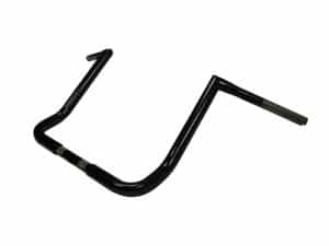 High-quality motorcycle handlebar for Revelry motorcycles, durable black finish, custom fit.