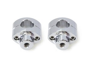 Chrome motorcycle wheel spacers for Revelry Motorcycles.