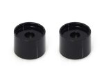 Black motorcycle suspension bushings for Revelry Motorcycles. Enhancement parts for smooth ride and handling.
