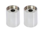 Polished metal motorcycle bushing for Revelry Motorcycles.