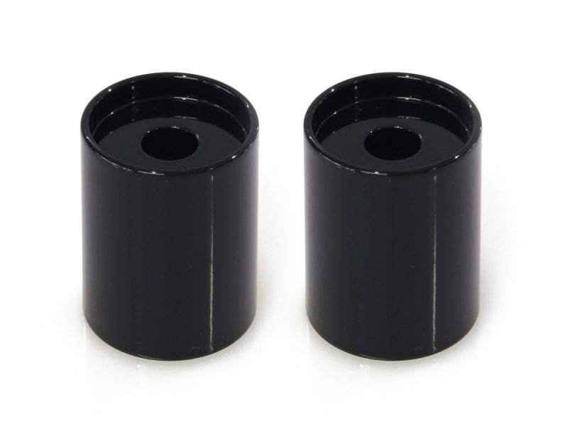 Black motorcycle bushings for Revelry Motorcycles.