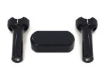 Black motorcycle handlebar risers for Revelry Motorcycles, high-quality bike accessories.