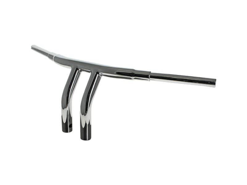 Chrome motorcycle handlebar for custom bikes, REvelry Motorcycles Australia.