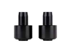 Black motorcycle tire valve caps for enhanced bike security and style. Perfect for motorcycle enthusiasts.