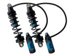 High-performance motorcycle suspension shocks for Revelry Motorcycles.