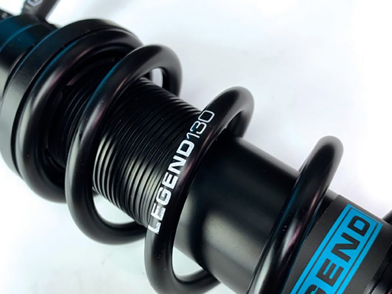 High-performance motorcycle rear shock absorber for enhanced riding comfort and control.