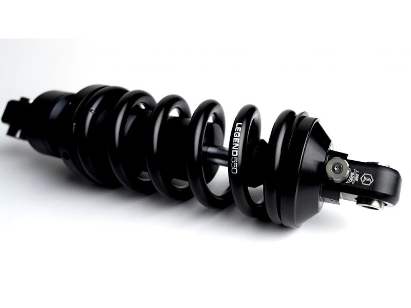 High-performance motorcycle shock absorber for Revelry Motorcycles in Australia.