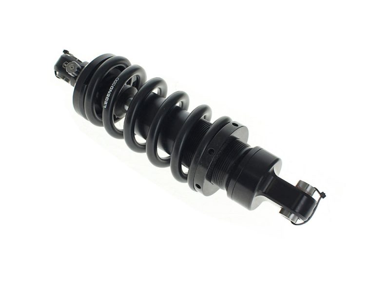 High-performance motorcycle shock absorber for Revelry Motorcycles, durable and enhanced ride comfort.