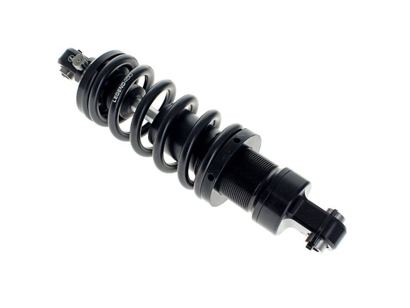 High-performance motorcycle rear shock absorber for Revelry motorcycles.