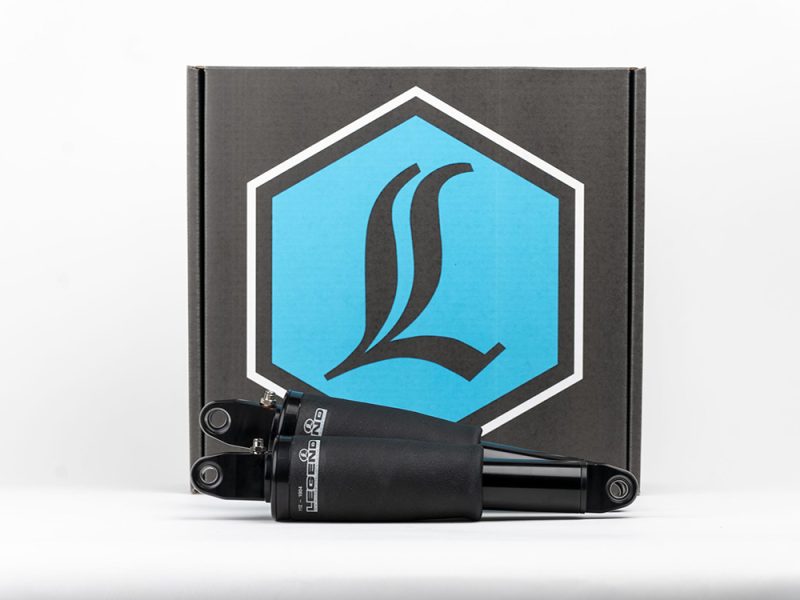 High-performance motorcycle shock absorber for Revelry Motorcycles, offering superior ride comfort and handling.