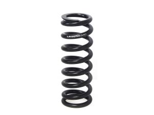Heavy-duty motorcycle suspension coil spring for Revelry Motorcycles.