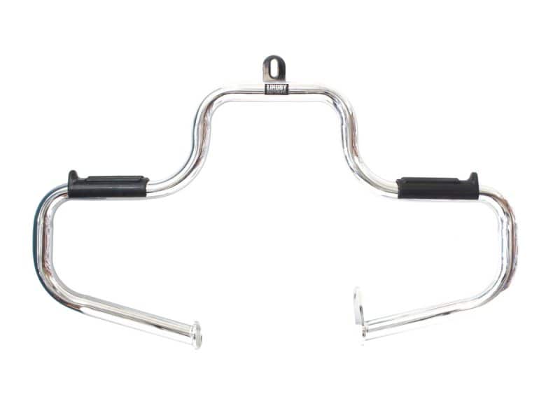 Multibar Engine Guard Freeway Bar - Chrome. Fits FL Softail 1986-1999. Chrome motorcycle handlebar for Revelry Motorcycles, durable and ergonomic design.