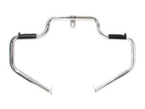 High-quality motorcycle handlebar with black grips, perfect for custom bike builds.