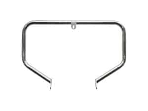 Chrome motorcycle handlebar guard for Revelry Motorcycles, Australian bike accessories.