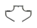 Chrome motorcycle handlebars for custom bikes and motorcycling accessories.