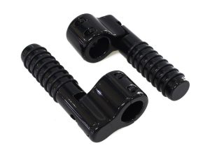1-1/4in. Clamp On Linbar Highway Pegs - Black.