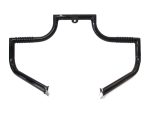 Black motorcycle handlebar for cruisers and cafe racers - Revelry Motorcycles.