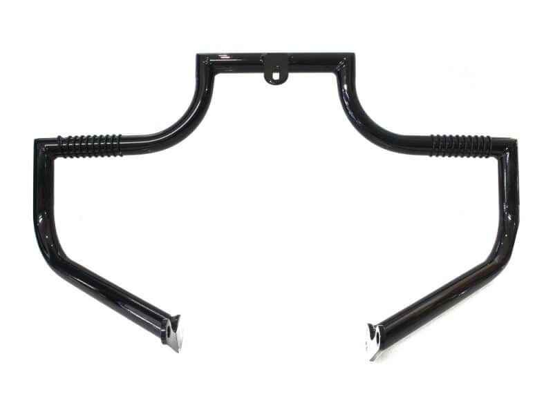 Black motorcycle handlebar for cruisers and cafe racers - Revelry Motorcycles.