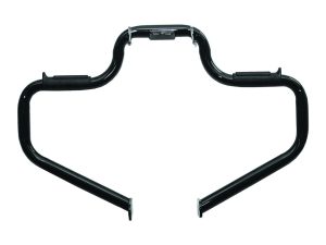 Chrome motorcycle handlebar for custom cruiser bikes.