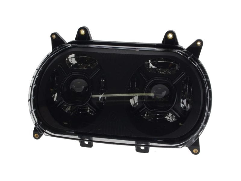 Dual 5-3/4in. Double-Barrel LED HeadLight Insert. Fits Road Glide 2015-2023 High-performance motorcycle LED headlight for Revelry Motorcycles in Australia.