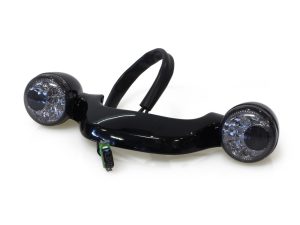 Bike turn signal lights, high visibility LED indicators for motorcycle safety.