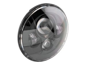 7in. LED HeadLight Insert - Black. Fits H-D, Indian Chief Classic & Dark Horse Models with 7in. Headlight.