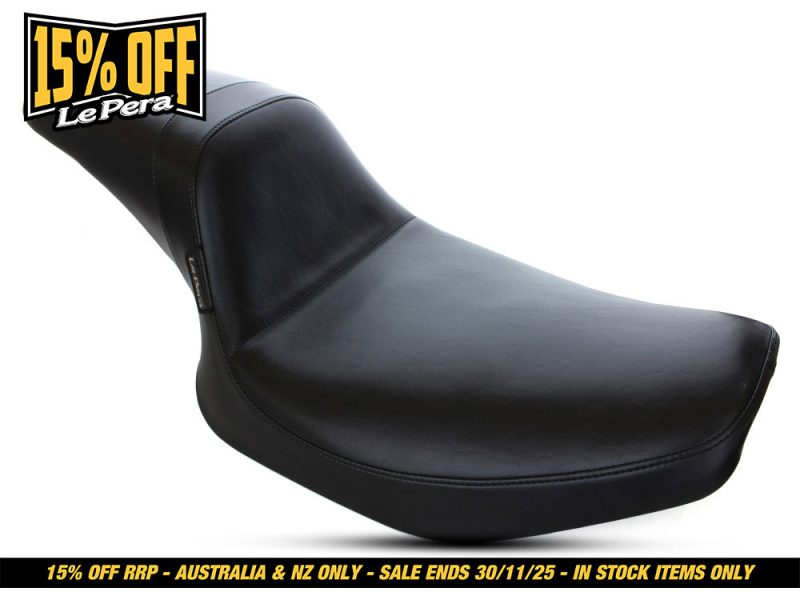 Leather motorcycle seat for custom Revelry Motorcycles, Australian made, premium quality.