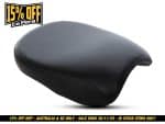 Comfortable black motorcycle seat for Harley Davidson or custom bikes | Revelry Motorcycles.