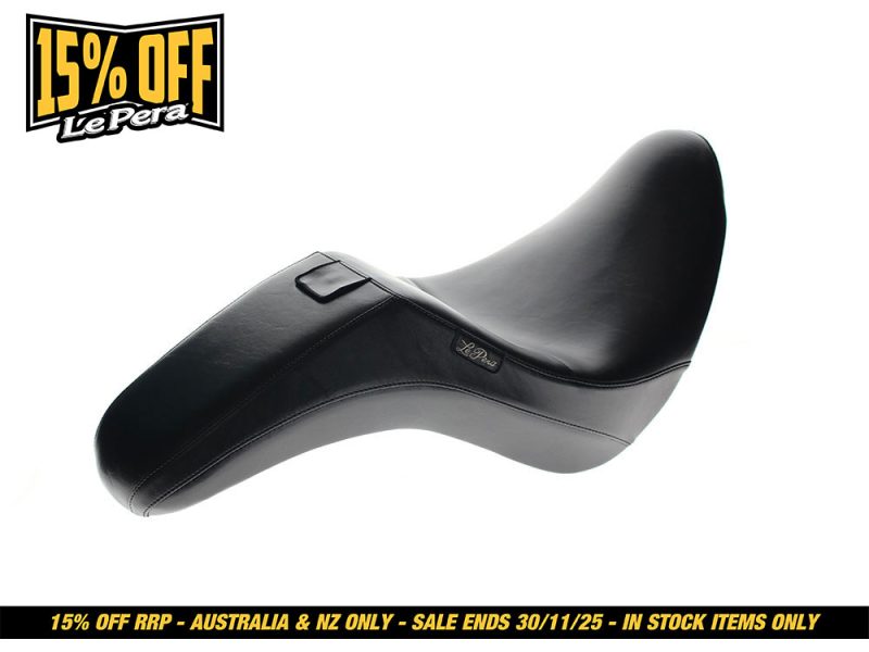 Leather motorcycle seat for Revelry Cycles, premium comfort and style in Australia and NZ.