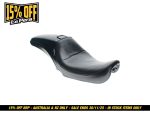 Comfortable black motorcycle seat for Revelry bikes, durable and stylish for Australian riders.