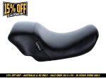 Leather motorcycle seat for Harley Davidson bikes | Revelry Cycles.