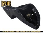 High-quality motorcycle seat for Revelry Motorcycles, featuring comfort and durability for riding.