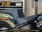 Revelry Motorcycles custom motorcycle seat, high-quality ergonomic design.