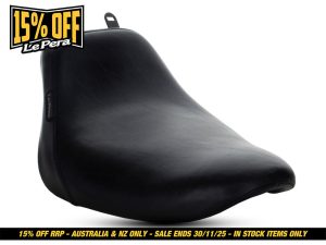 Bare Bones Solo Seat. Fits Softail Deluxe & Heritage Softail Classic 2018up.