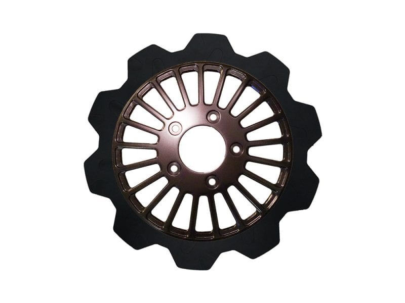 High-performance motorcycle sprocket for Revelry Motorcycles, durable and reliable.