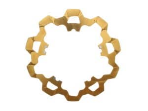 Gold Motorcycle Chain Ring - Revelry Motorcycles.