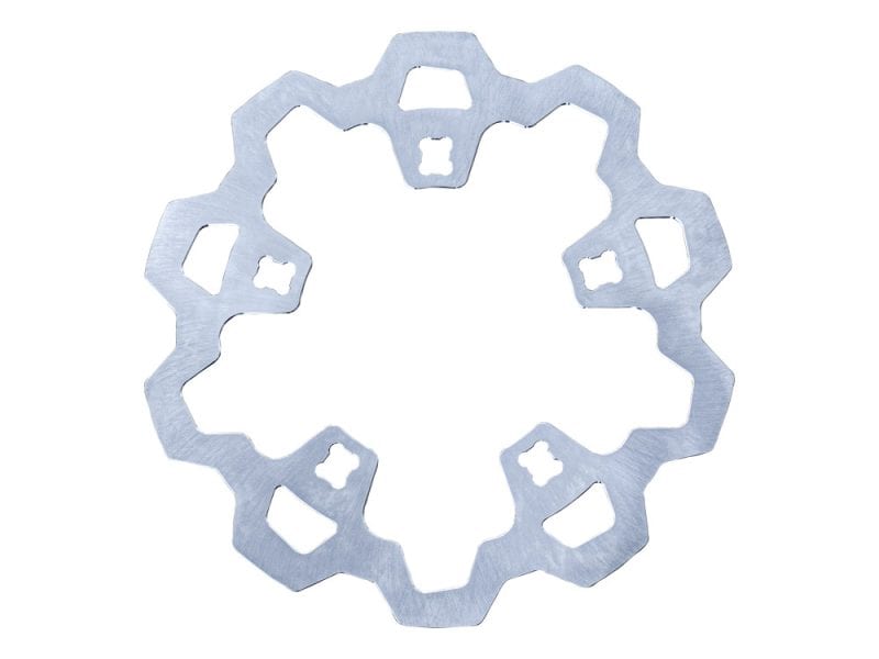 Lightweight motorcycle sprocket for Revelry Motorcycles, durable alloy design.