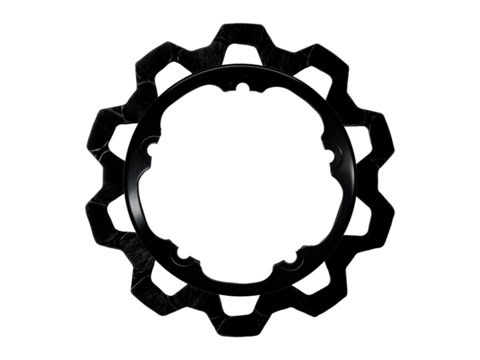 11.8in. Front Bow-Tie Disc Rotor - Black Band & Black Carrier. Fits V-Rod & Dyna 2006-2017 Models with OEM Cast Wheel. High-quality bicycle sprocket for motorcycle enthusiasts and cycling hobbyists.