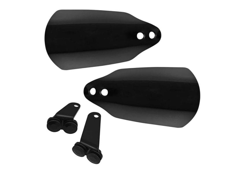 Handguards - Black. Fits Softail Street Bob 2018-2024 & All Softails 2018-2024 Not Requiring Turn Signal Cut Outs Black motorcycle front fender protectors for Revelry Motorcycles.