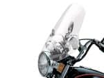 Clear motorcycle windshield and headlight from Revelry Motorcycles Australia.