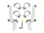 High-quality motorcycle riser kits with clamps and mounting hardware for customised bike fit. Suitable for various motorcycle models.