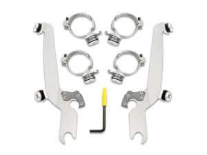 High-quality motorcycle riser kits with clamps and mounting hardware for customised bike fit. Suitable for various motorcycle models.