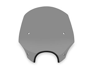 Acrylic motorcycle windscreen for Revelry Motorcycles, Australian riding gear and accessories.