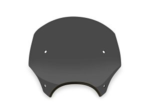 Small motorcycle windscreen, motorcycle accessory, Revelry Motorcycles, Australian bike gear.