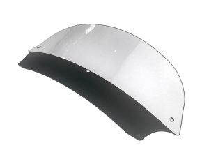 Polycarbonate motorcycle windshield for Revelry Motorcycles, Australian motorcycle accessories.