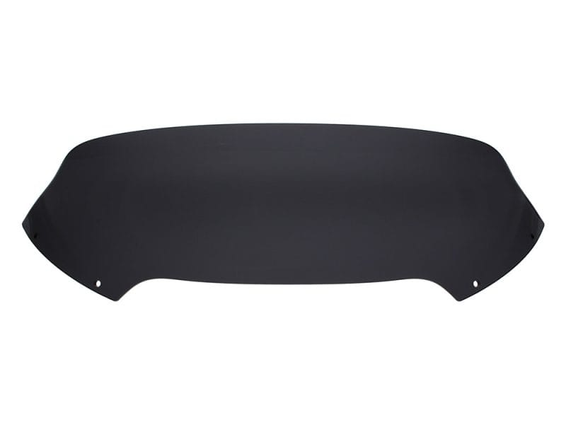 Black motorcycle windscreen for Revelry Motorcycles, Australian motorcycle accessories, touring wind deflector.