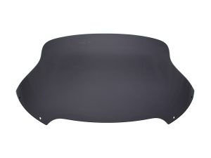 Black motorcycle windshield for Revelry Motorcycles custom bikes and touring.