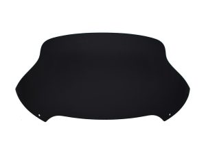 Black motorcycle windscreen for Revelry Motorcycles, durable and stylish.